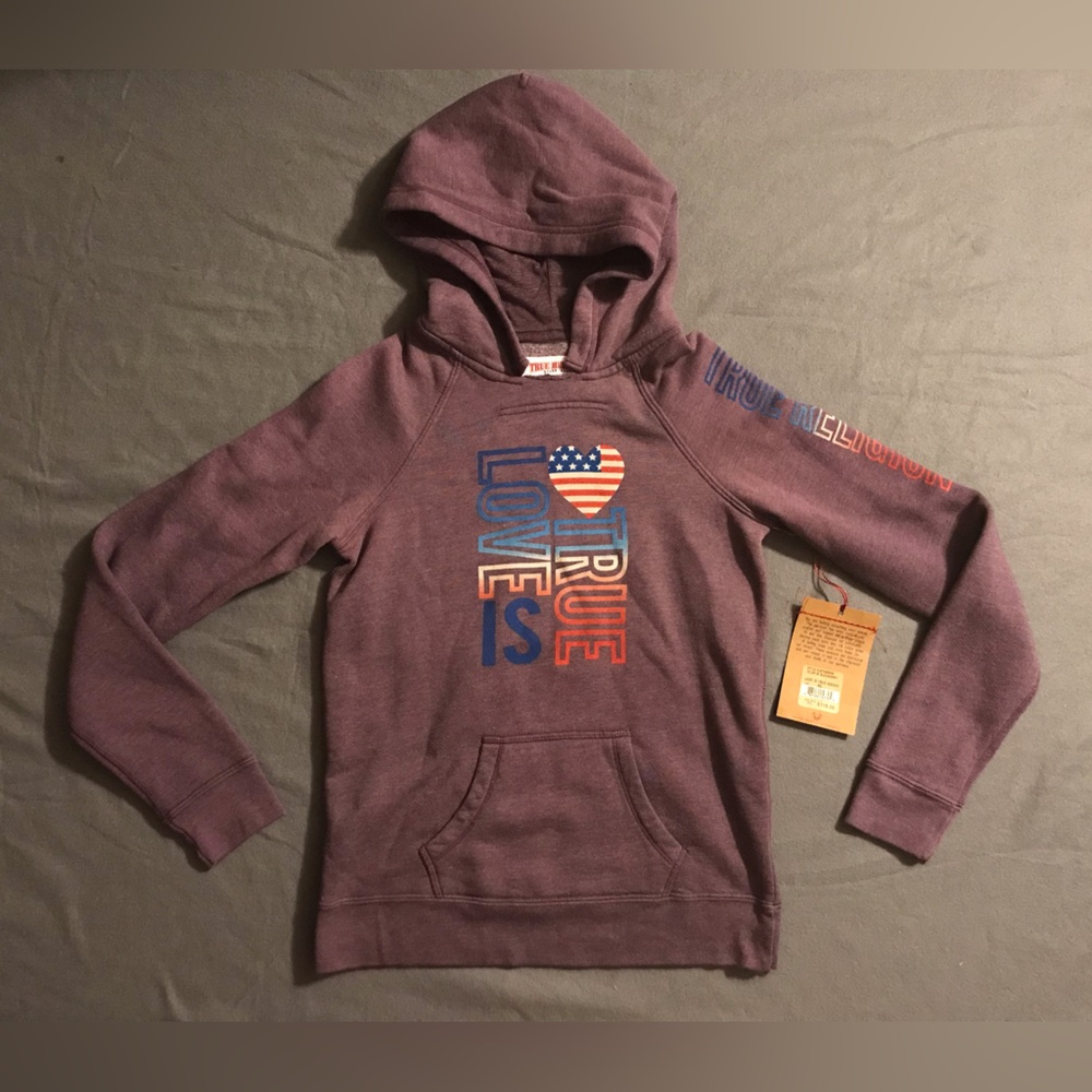 NWT True Religion Girls Hoodie